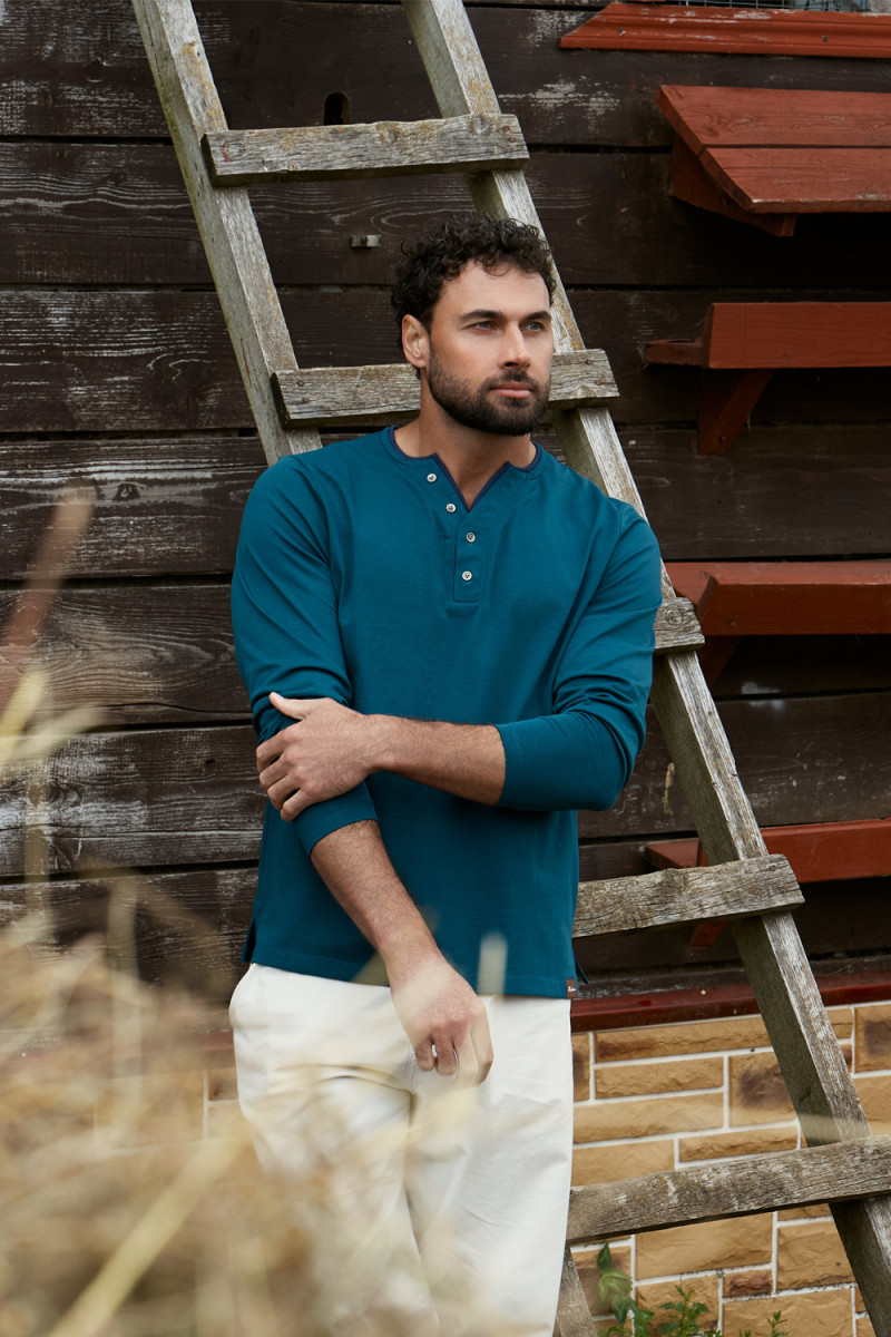 Лонгслив Regular (петроль)